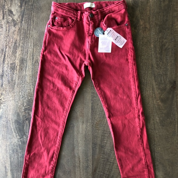 red boy jeans